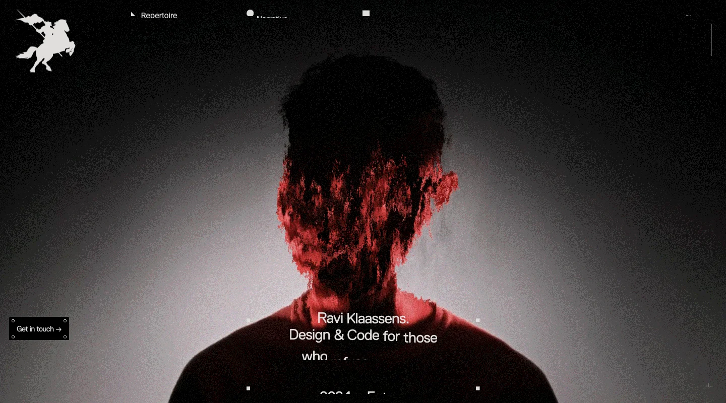 Webdesign von Ravi Klaassens — portfolio